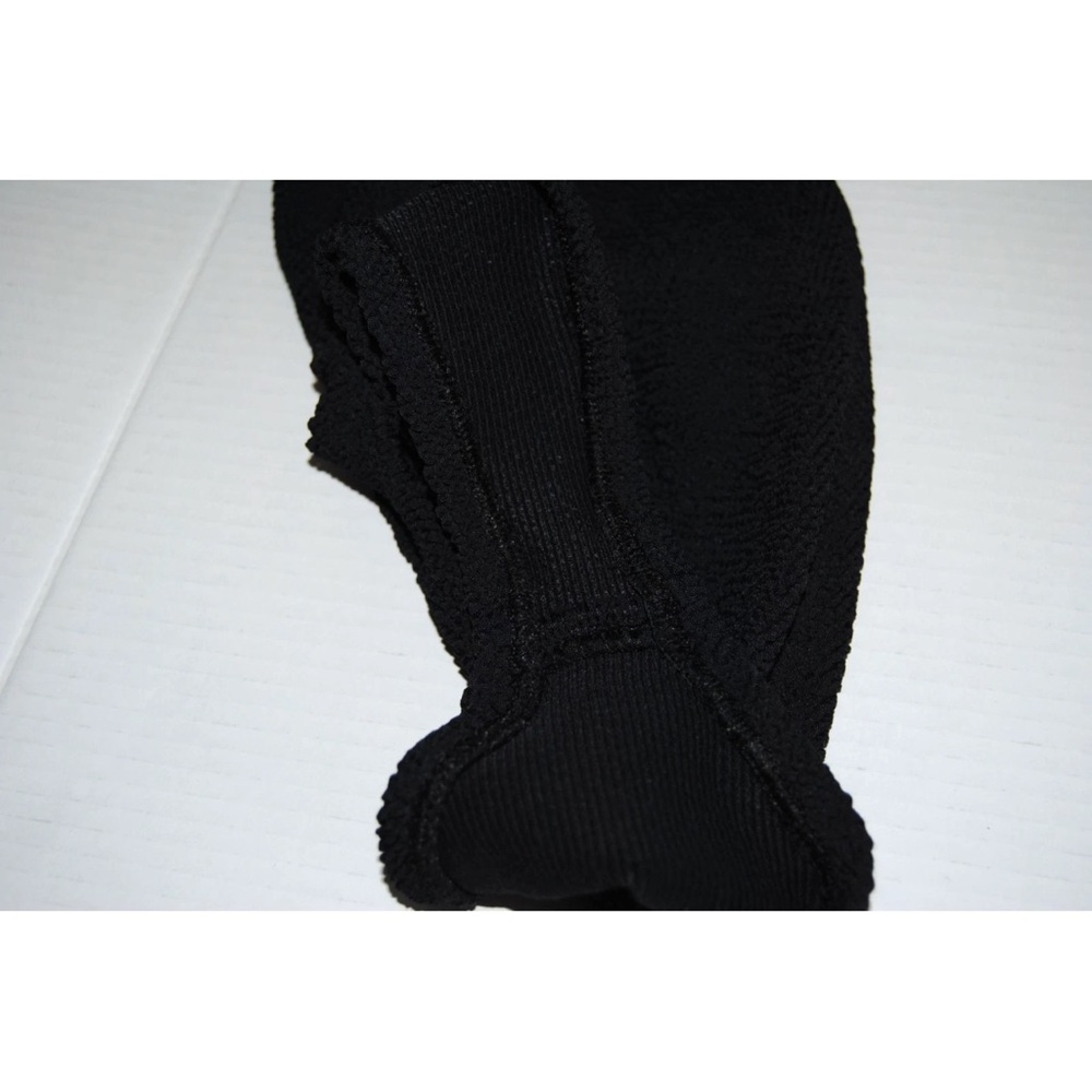 NWOT HUNZA G DOMINO RING HARDWARE ONE-PIECE SWIMSUIT BLACK WOMEN'S ONE SIZE - Picture 14 of 14